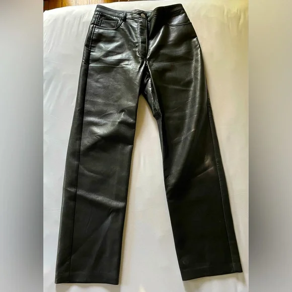 Aritzia women’s vegan leather Melina pants - Picture 3 of 6